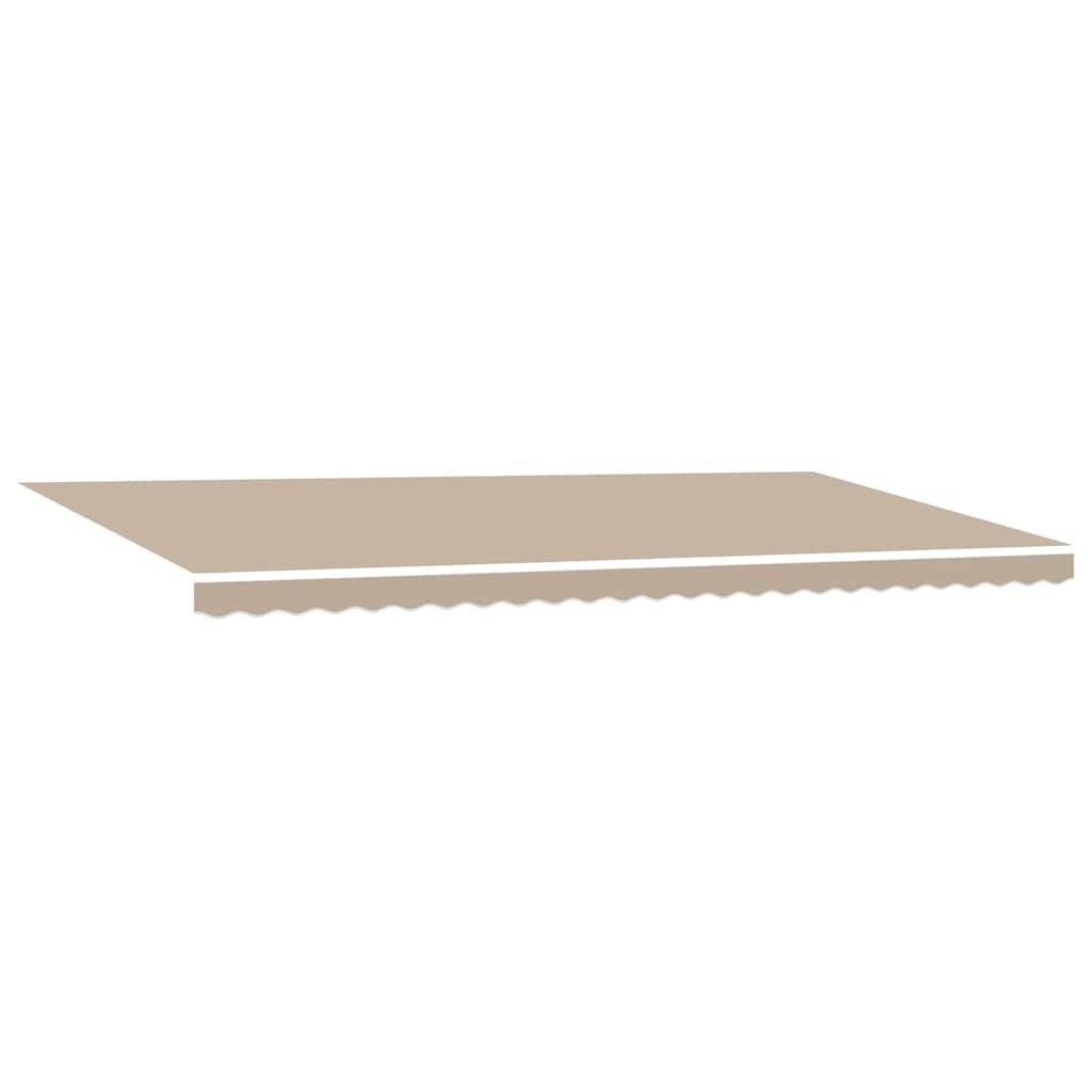 Udtrækkelig markise Beige 600 × 300 cm Polyester