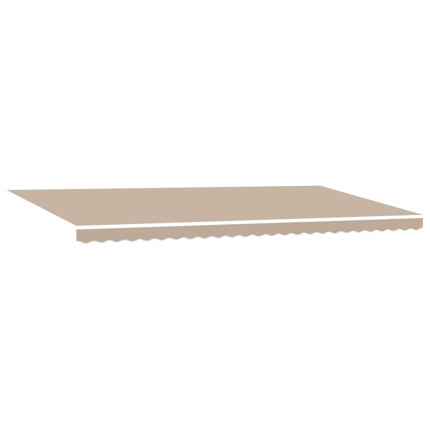 Udtrækkelig markise Beige 600 × 300 cm Polyester