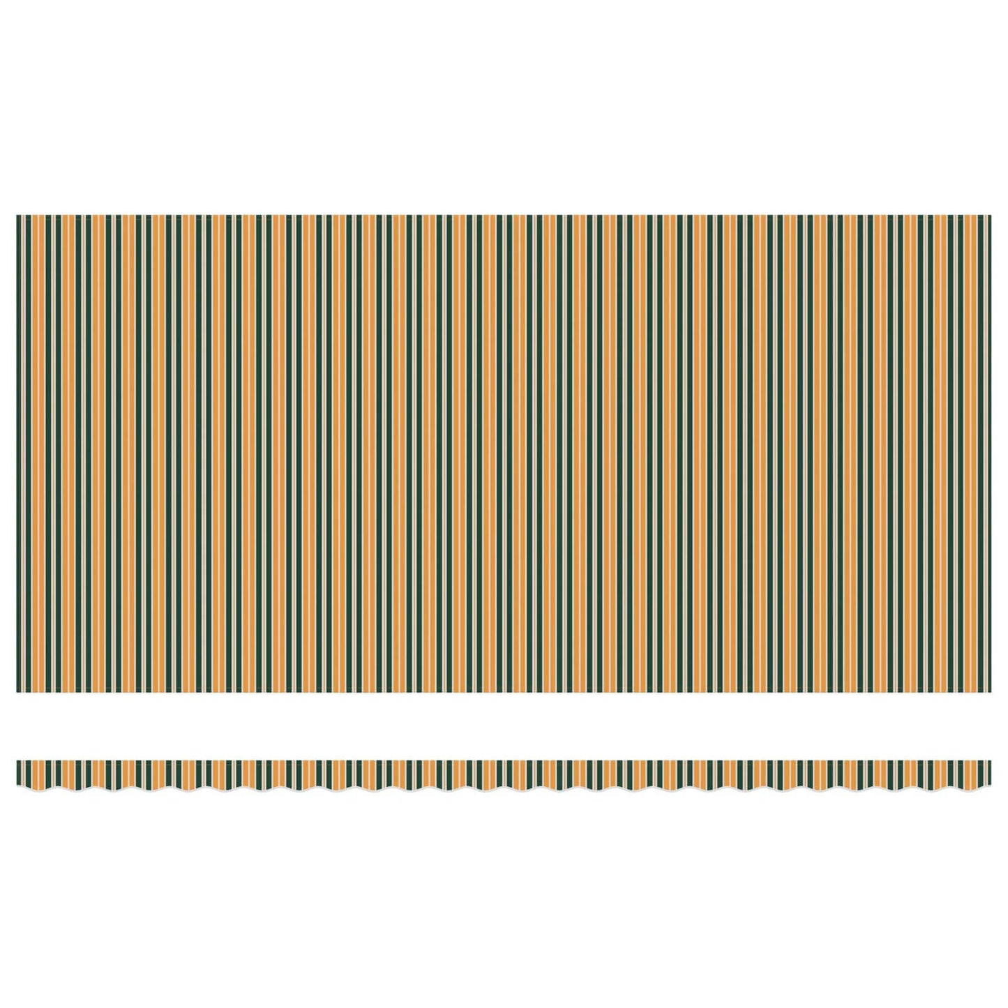 Udtrækkelig markise Grøn og gul 600 × 300 cm Polyester