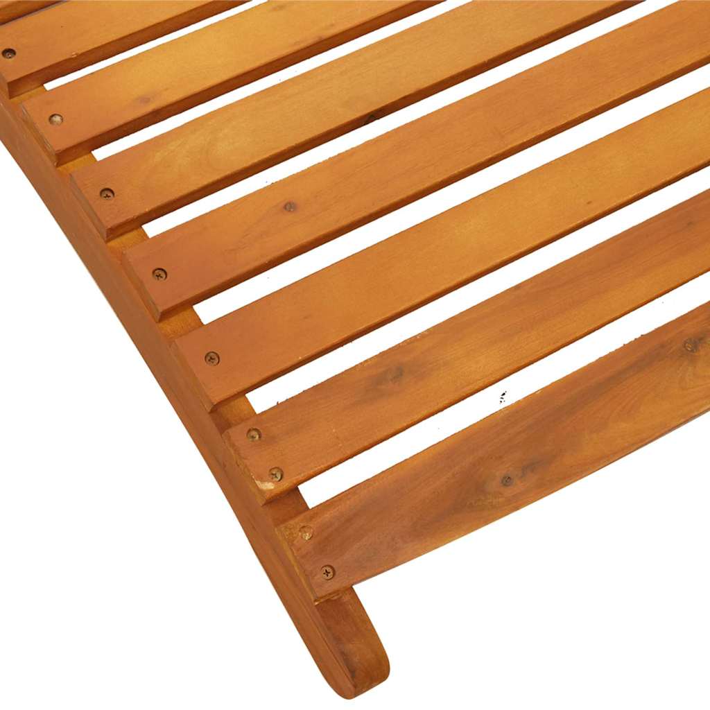 Liggestol 3 pcs Brun Massivt Akacietræ