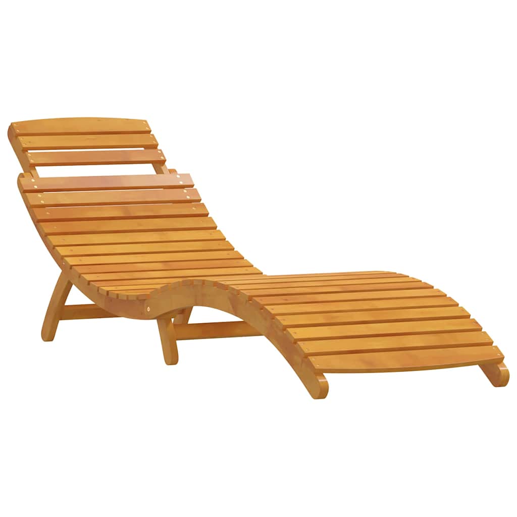 Liggestol 3 pcs Brun Massivt Akacietræ