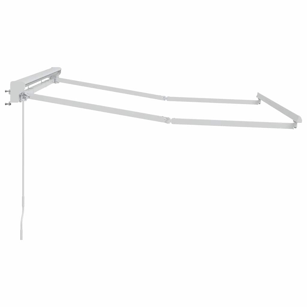 Markiseramme Indstillelig Hvid 2,5 x 2 m Stål