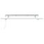 Markiseramme Hvid 2,5 x 2 m Metal