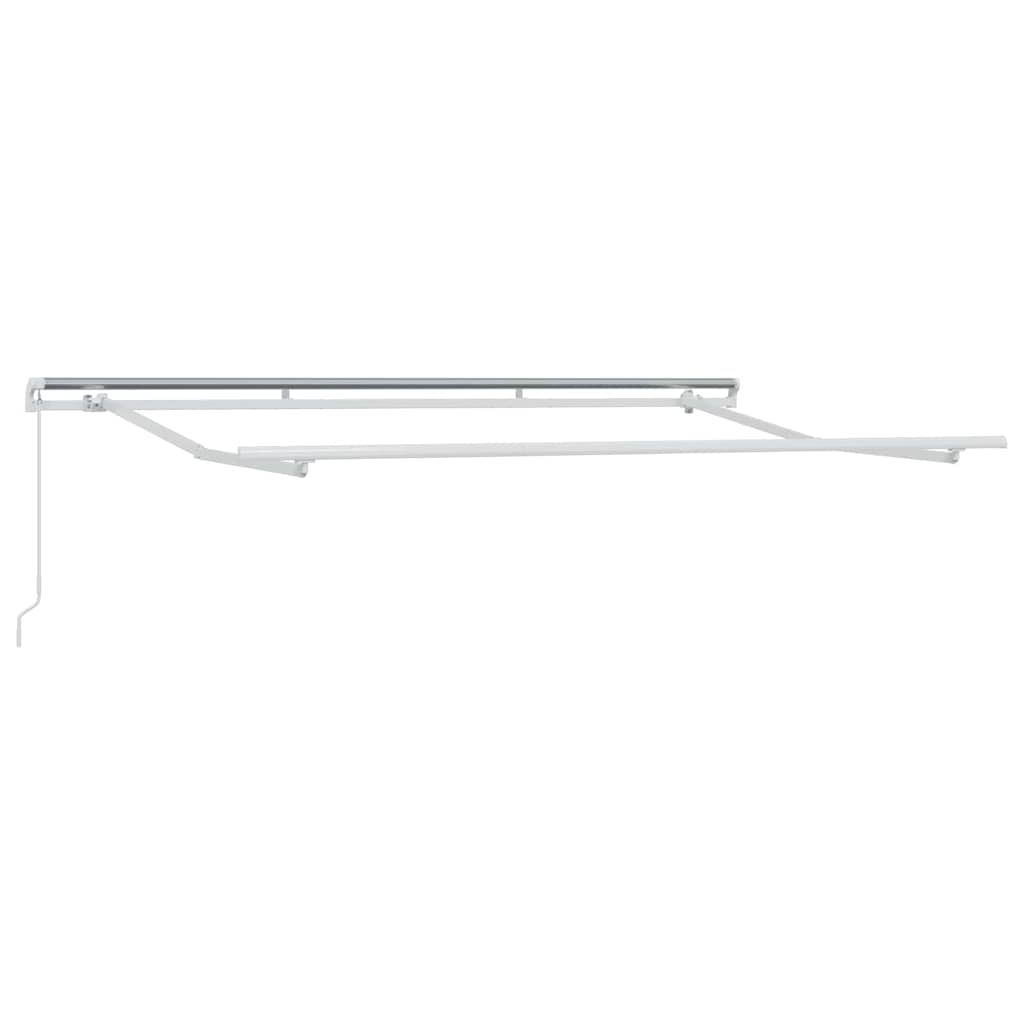 Markiseramme Hvid 3,5 x 2 m Metal