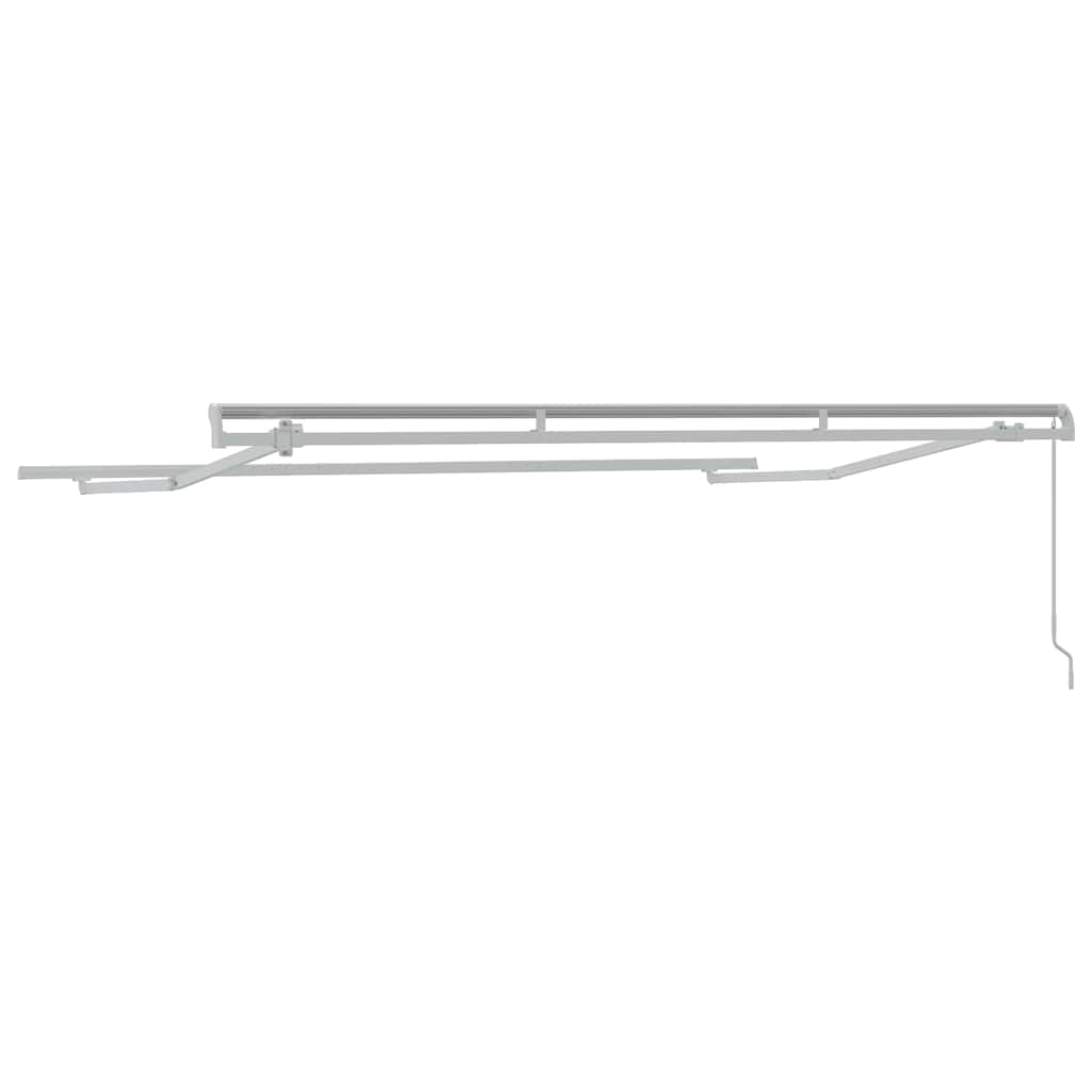 Markiseramme Hvid 3,5 x 2 m Metal