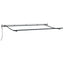 Markiseramme Antracit 4 x 2 m Metal