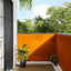 altanafskærmning 120x1000 cm 100 % polyester orange