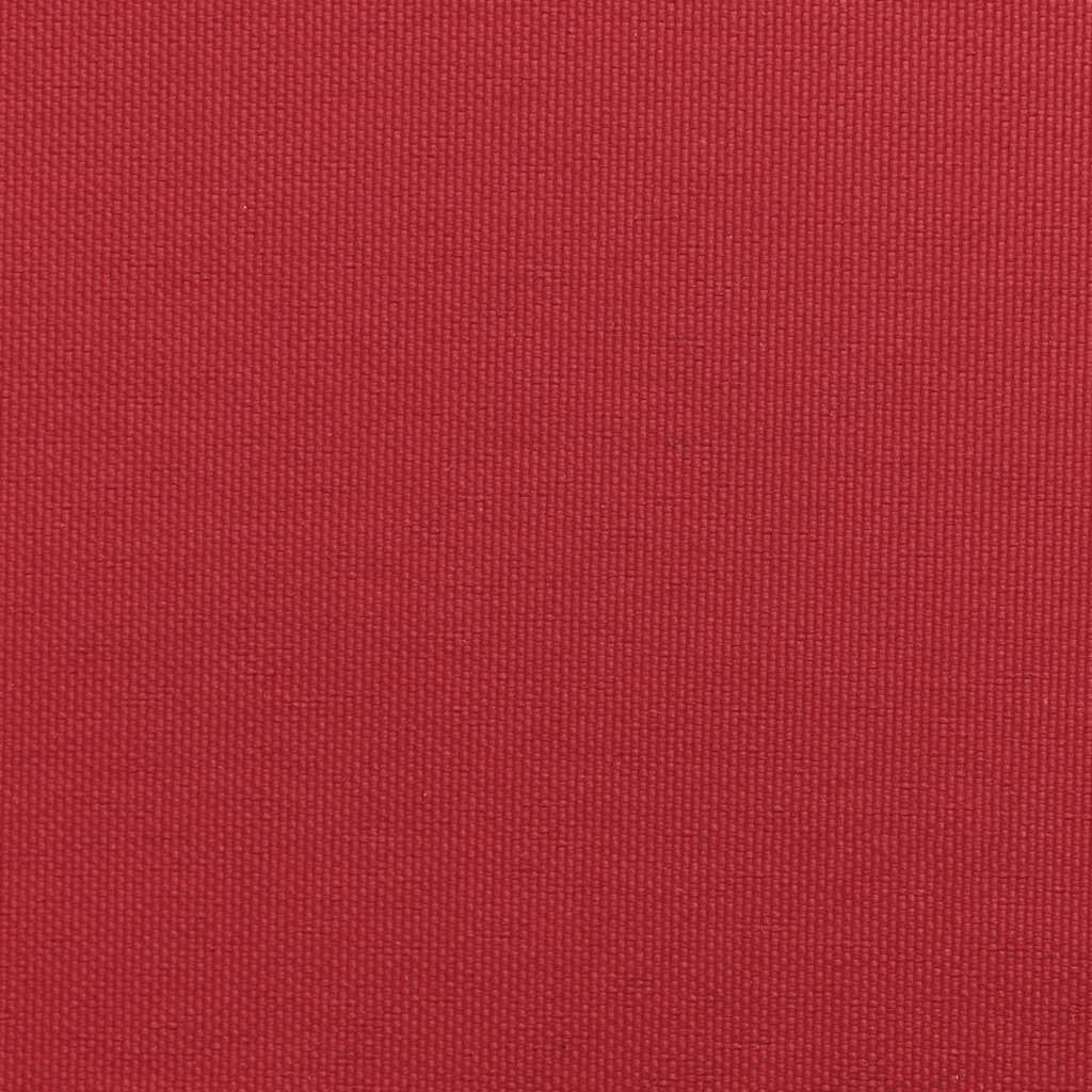 solsejl 2x2x2 m 100 % polyesterstof rød