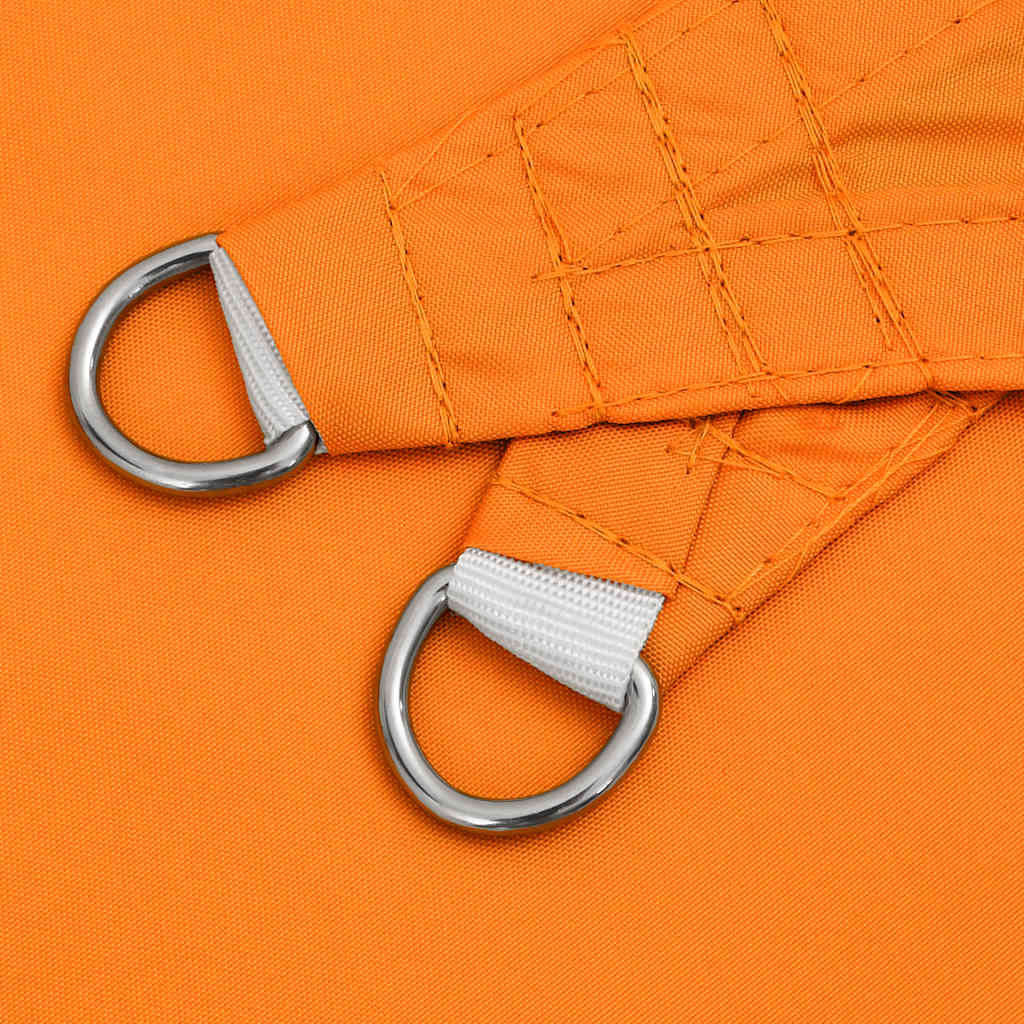 solsejl 2x2x2 m 100 % polyesterstof orange