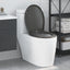 Toilet sæde Antracit 47 x 37 x 4 cm Duroplast