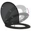 Toilet sæde Sort 47 x 37 x 4 cm Duroplast