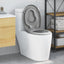 Toilet sæde Grå 47 x 37 x 4 cm Duroplast
