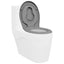 Toilet sæde Grå 47 x 37 x 4 cm Duroplast
