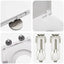 Toilet sæde Hvid 47 x 37 x 4 cm Duroplast