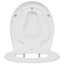 Toilet sæde Hvid 47 x 37 x 4 cm Duroplast