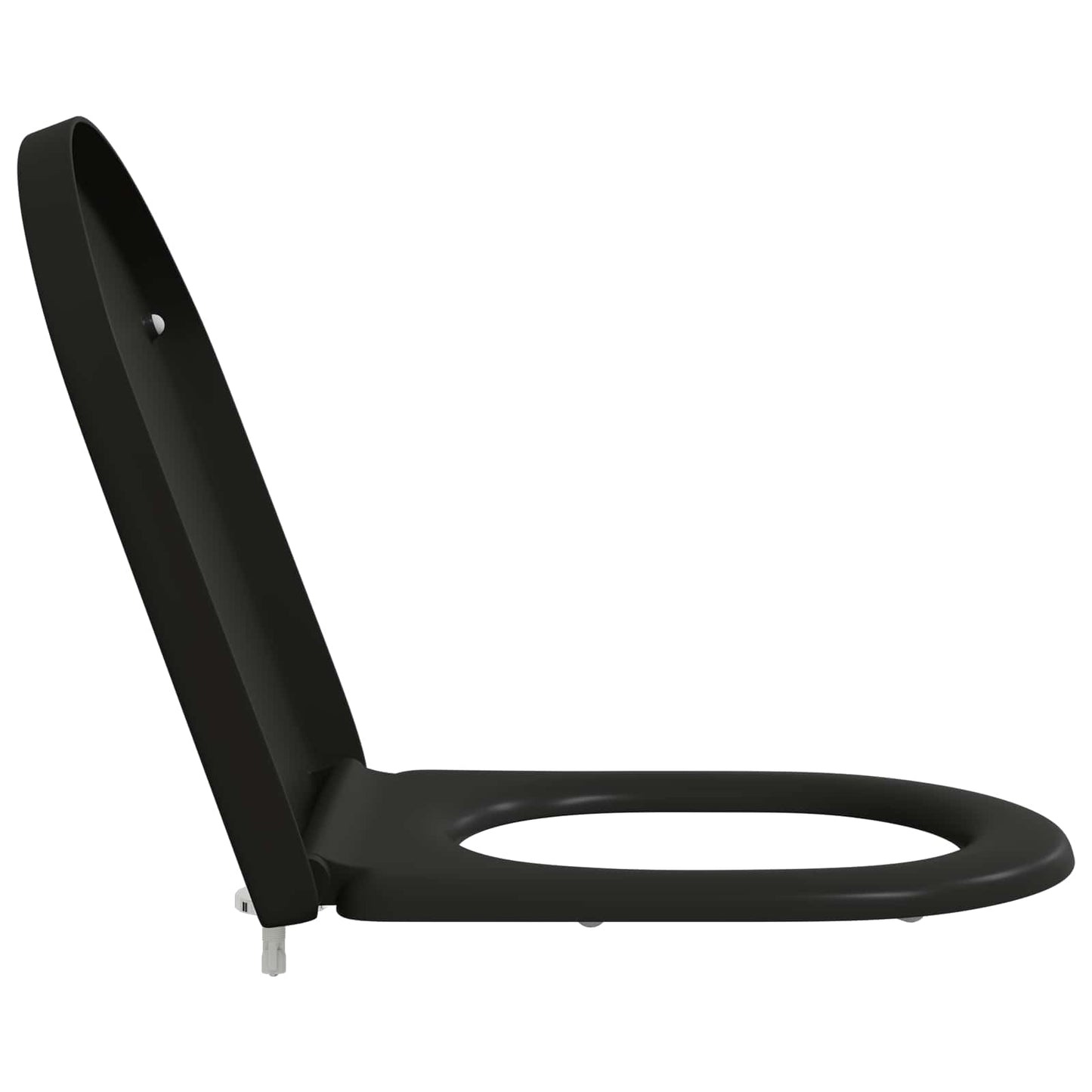 Toilet sæde Sort 49 x 36 x 4 cm Duroplast