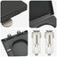 Toilet sæde Antracit 47,5 x 35 x 3,6 cm Duroplast