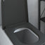 Toilet sæde Antracit 47,5 x 35 x 3,6 cm Duroplast