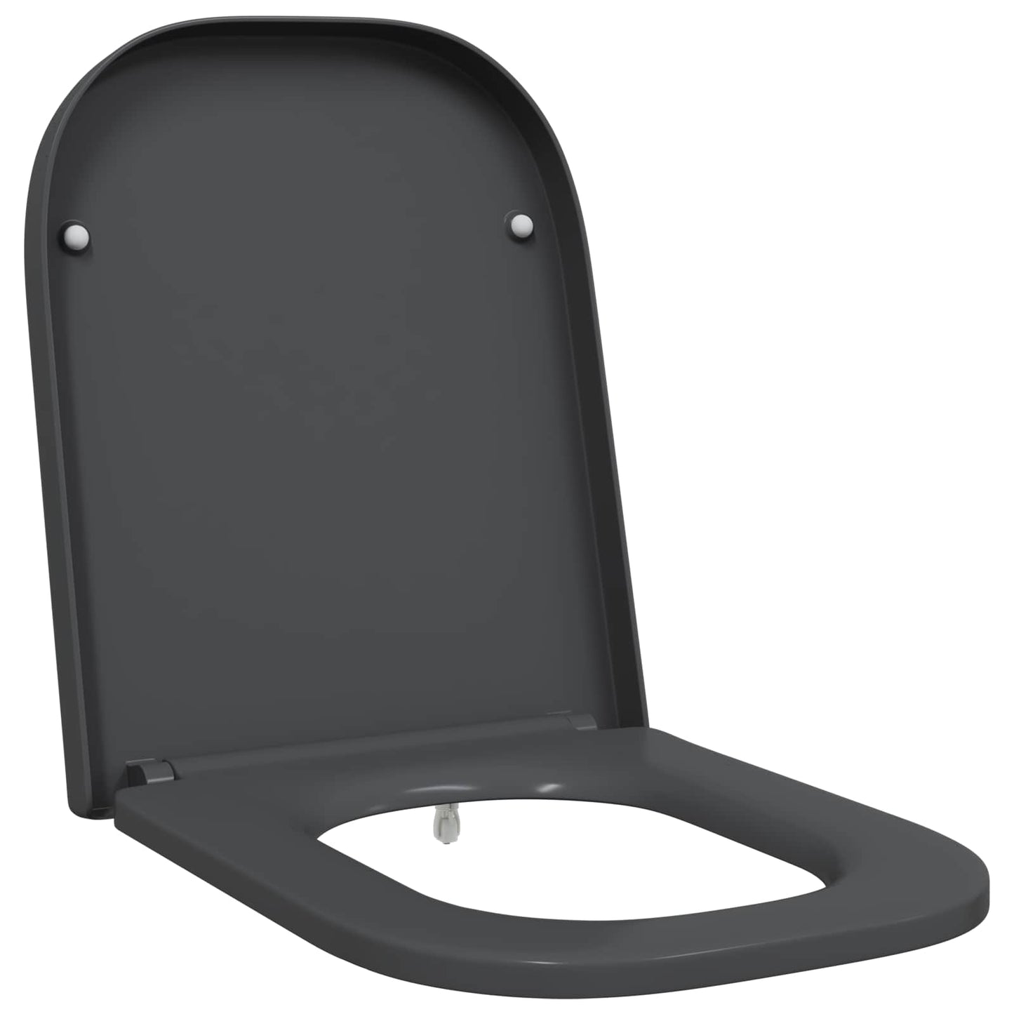 Toilet sæde Antracit 47,5 x 35 x 3,6 cm Duroplast