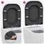 Toilet sæde Antracit 47,5 x 35 x 3,6 cm Duroplast