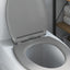 Toilet sæde Grå 45,5 x 37,5 x 3,8 cm Duroplast