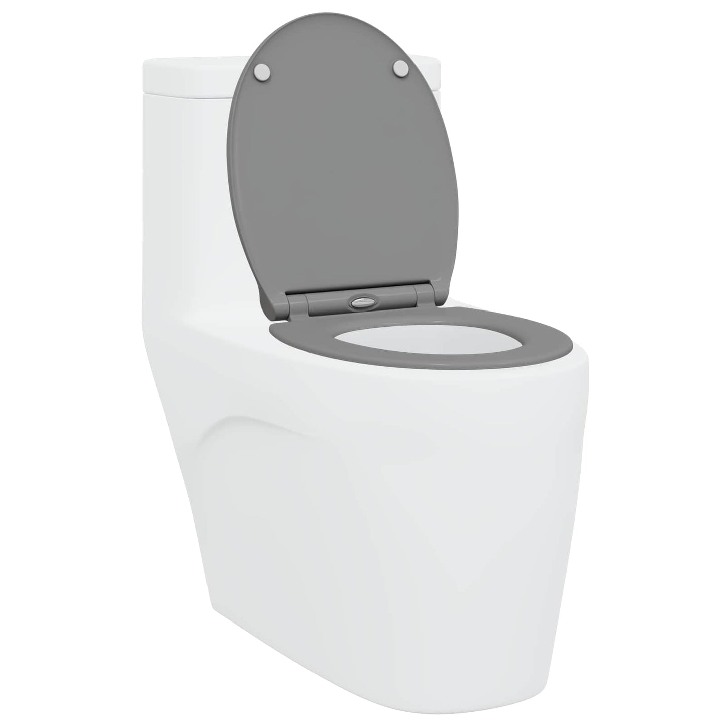 Toilet sæde Grå 45,5 x 37,5 x 3,8 cm Duroplast