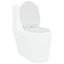 Toilet sæde Hvid 45,5 x 37,5 x 3,8 cm Duroplast