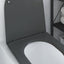 Toilet sæde Antracit 47 x 36 x 3,4 cm Duroplast