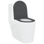 Toilet sæde Antracit 47 x 36 x 3,4 cm Duroplast
