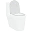 Toilet sæde Hvid 47 x 36 x 3,4 cm Duroplast