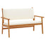 Havesofa Sæt 3 pcs Brun 120 x 65,5 x 79 cm Massivt Akacietræ