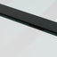 skydedør med hardwaresæt 76x205 cm sikkerhedsglas aluminium