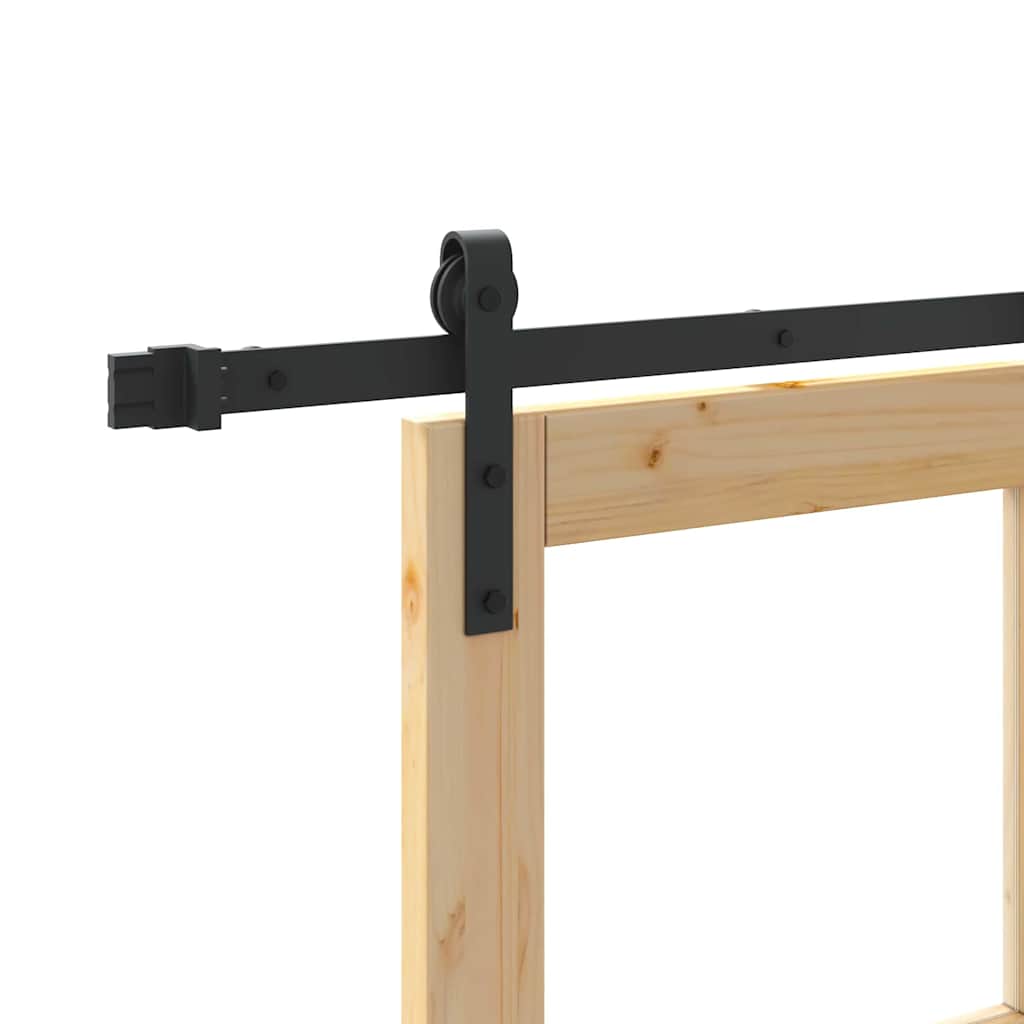 Skydedør ORKDAL Naturlig og sort 93 x 202 cm