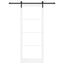 Skydedør ORKDAL Hvid og sort 93 x 232 cm