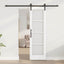 Skydedør ORKDAL Hvid og sort 61 x 198,5 cm