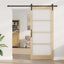 Skydedør ORKDAL Naturlig og sort 93 x 211 cm