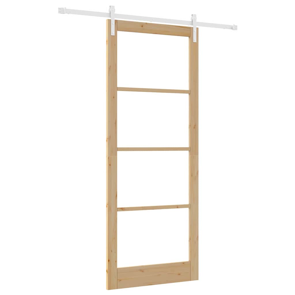 Skydedør ORKDAL Naturfarvet 93 x 232 cm