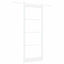 Skydedør ORKDAL Hvid 93 x 232 cm Massivt fyrretræ og glas