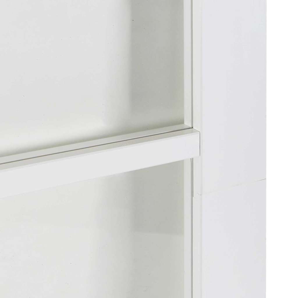 Skydedør ORKDAL Hvid 83 x 211 cm Massivt fyrretræ og glas