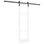 Skydedør ORKDAL Hvid 61 x 198,5 cm Massivt fyrretræ og glas