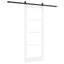 Skydedør ORKDAL Hvid 83 x 211 cm Massivt fyrretræ og glas