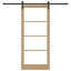 Skydedør ORKDAL Naturfarvet 93 x 211 cm