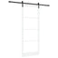 Skydedør ORKDAL Hvid 93 x 232 cm Massivt fyrretræ og glas
