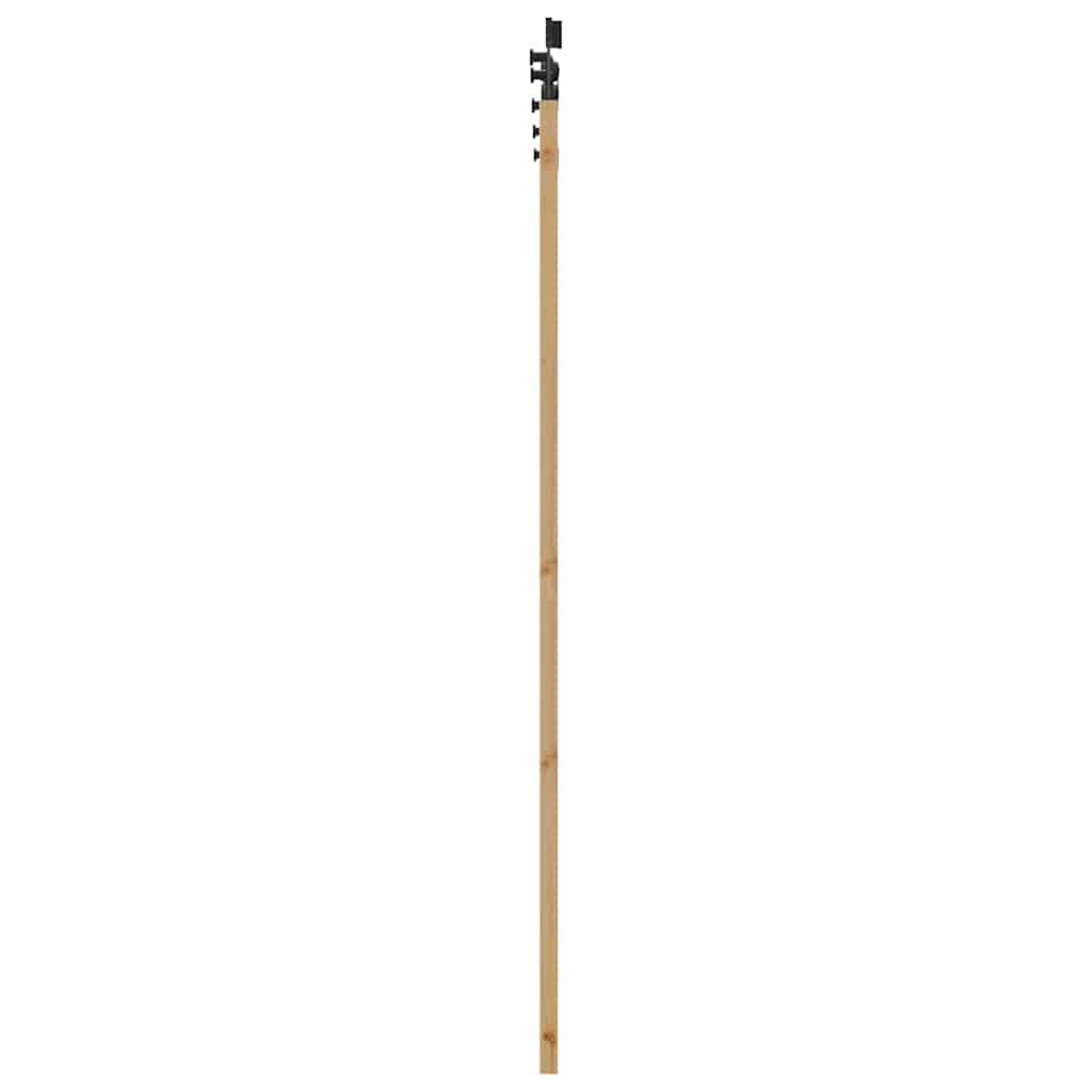 Skydedør ORKDAL Naturlig og sort 61 x 198,5 cm