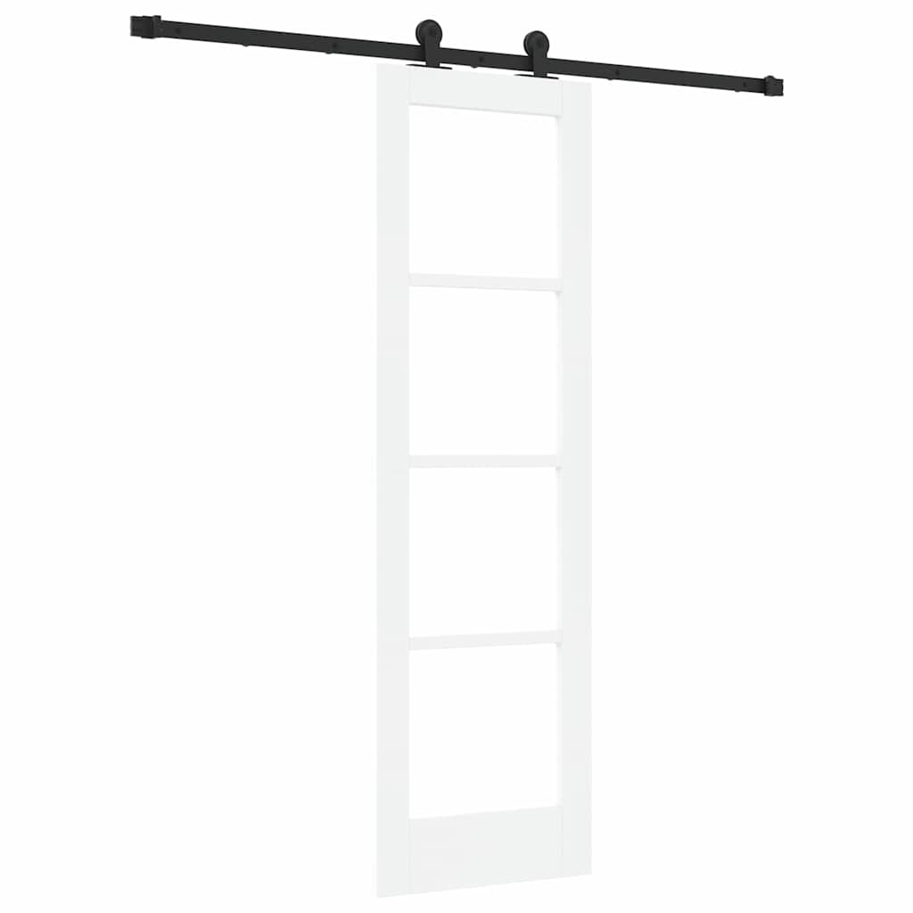Skydedør ORKDAL Hvid og sort 61 x 198,5 cm