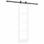 Skydedør ORKDAL Hvid og sort 61 x 198,5 cm