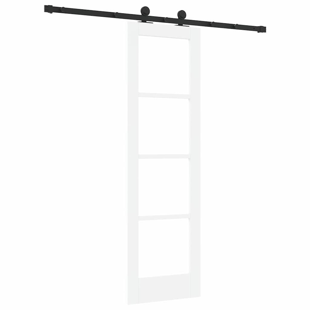 Skydedør ORKDAL Hvid og sort 61 x 198,5 cm