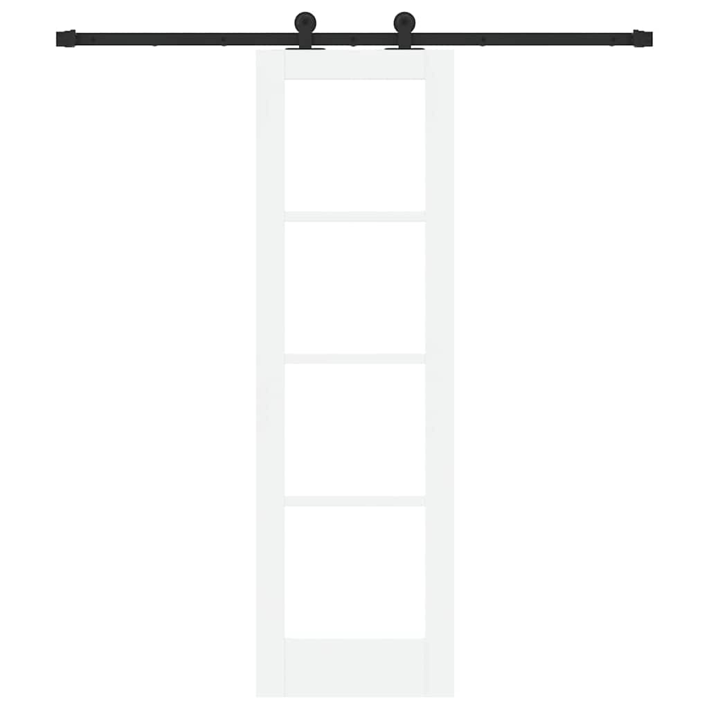 Skydedør ORKDAL Hvid og sort 61 x 198,5 cm