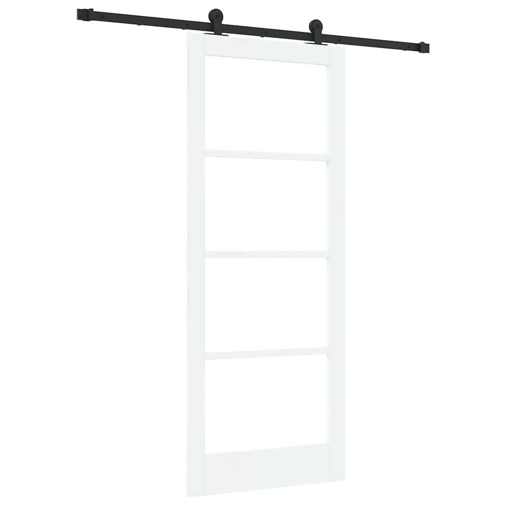 Skydedør ORKDAL Hvid og sort 83 x 202 cm