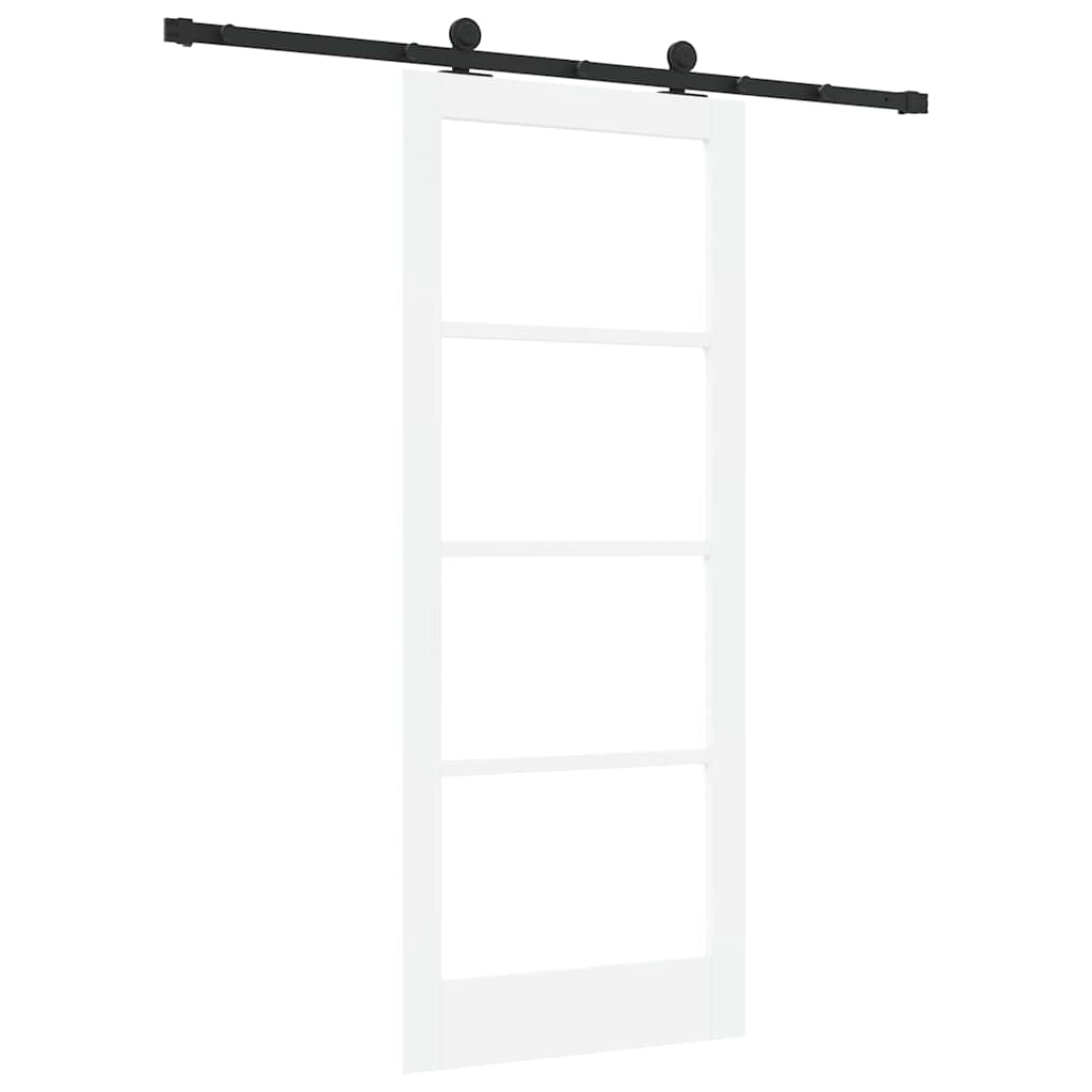 Skydedør ORKDAL Hvid og sort 83 x 202 cm